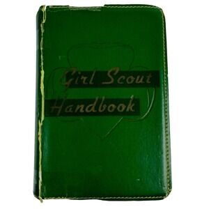 Vintage Girl Scout Handbook Intermediate Program Green 14th 1953 1947